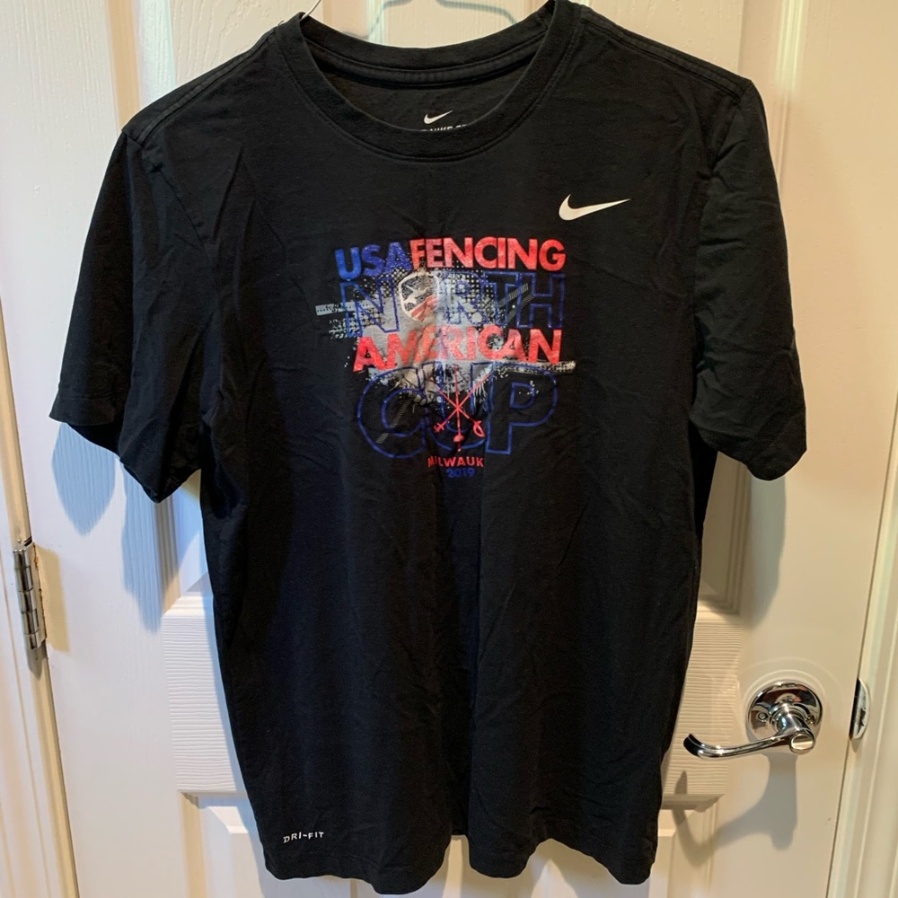 Nike Dri-Fit Black Fencing Tshirt